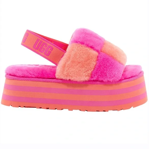 UGG Platform Fluff Sandal Slides - Picture 2 of 10